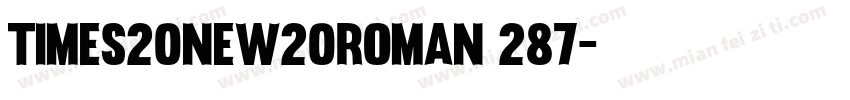 Times20New20Roman 287字体转换